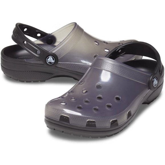 CROCS Other - NEW Crocs Sizes 11, 13 Mens Classic Translucent Clog - Black